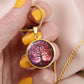 Pink Tree of Life Pendant Necklace