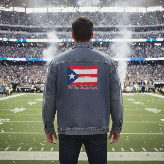 Pa Que Tu Lo Sepas Puerto Rico Flag Unisex Denim Jacket or Tshirt