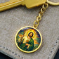 Saint Jude Necklace or Keychain, Patron Saint of Hopeless Causes Jewelry, Catholic Faith Pendant Gift