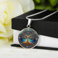 Stained Glass Tree of Life Necklace