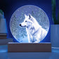 Winter Wolf LED Light Plaque