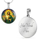 Saint Jude Necklace or Keychain, Patron Saint of Hopeless Causes Jewelry, Catholic Faith Pendant Gift