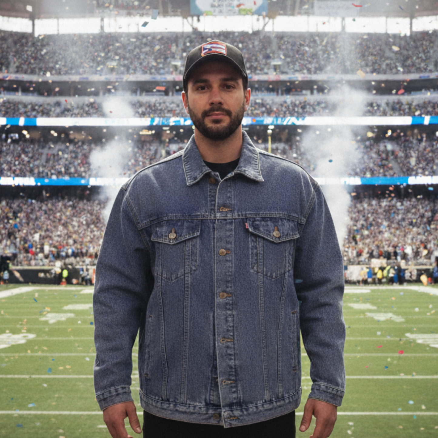 Unisex Viva Puerto Rico Jean Jacket