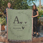 Personalized Monogram Family Name Blanket