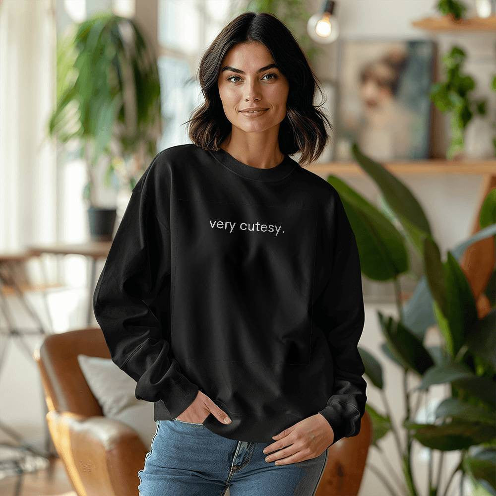 Very Cutesy Demure Crewneck Sweatshirt