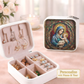 Mary and Baby Jesus Necklace or Keychain, Catholic Necklace, Virgin Mary Jewelry, Religious Keepsake Gift