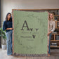 Personalized Monogram Family Name Blanket