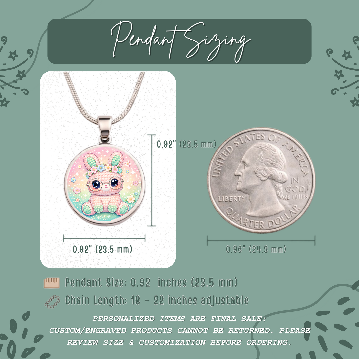 Cute Bunny Necklace or Keychain, Kawaii Easter Bunny Jewelry, Pastel Rabbit Pendant for Teen Girl, Easter Basket Stuffer Gift
