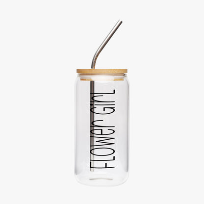 Flower Girl Tumbler with Bamboo Lids