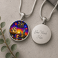 250th Anniversary Necklace or Keychain Stained Glass Style Statue of Liberty Ship NYC Commemorative Limited Edition
