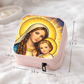 Virgin Mary and Baby Jesus Necklace or Keychain, Madonna and Child Catholic Jewelry, Christian Faith Gift