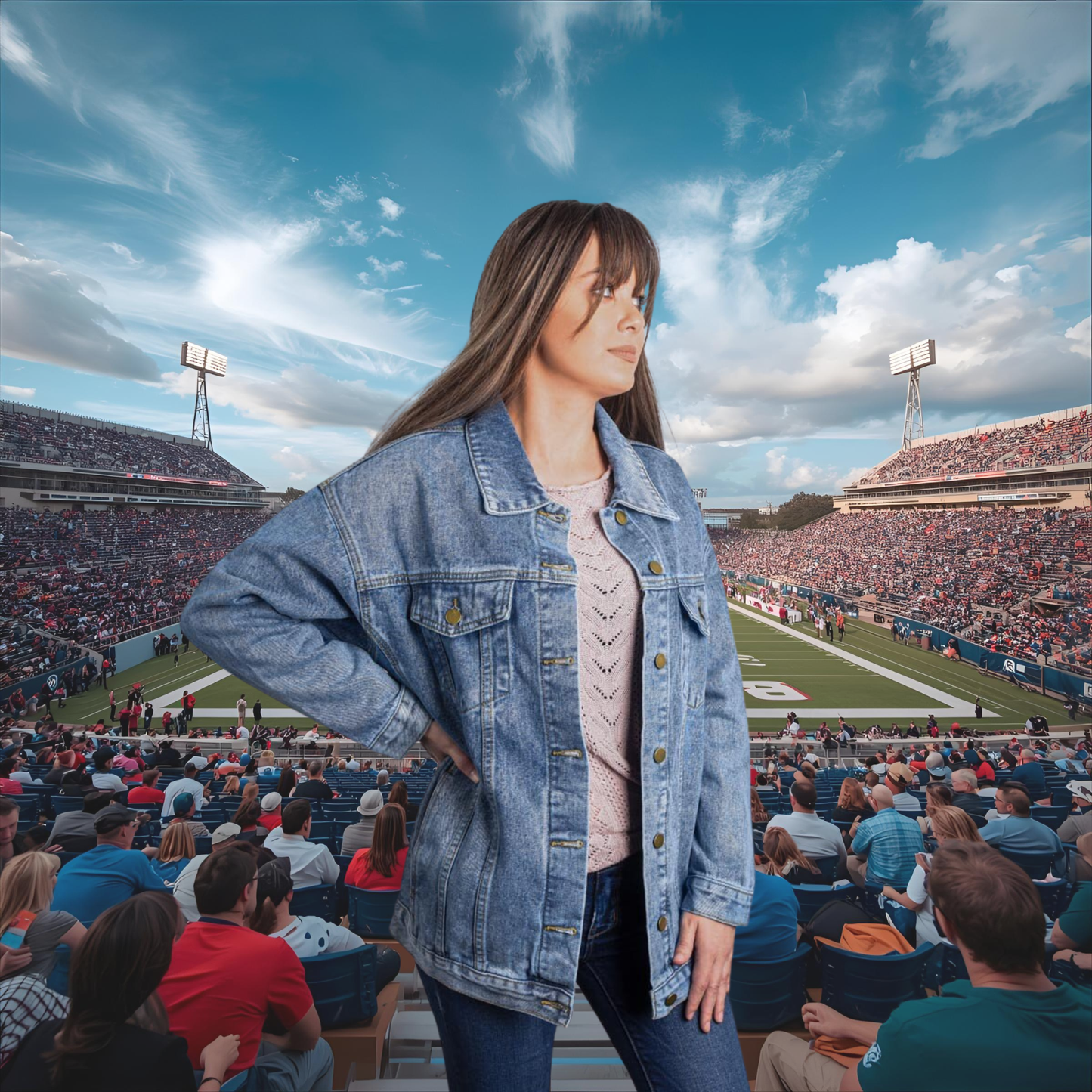 Unisex Puerto Rico Flag Coqui Denim Jacket