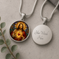 Sacred Heart of Jesus Necklace or Keychain, Catholic Necklace, Christian Jewelry, Religious Keepsake Gift