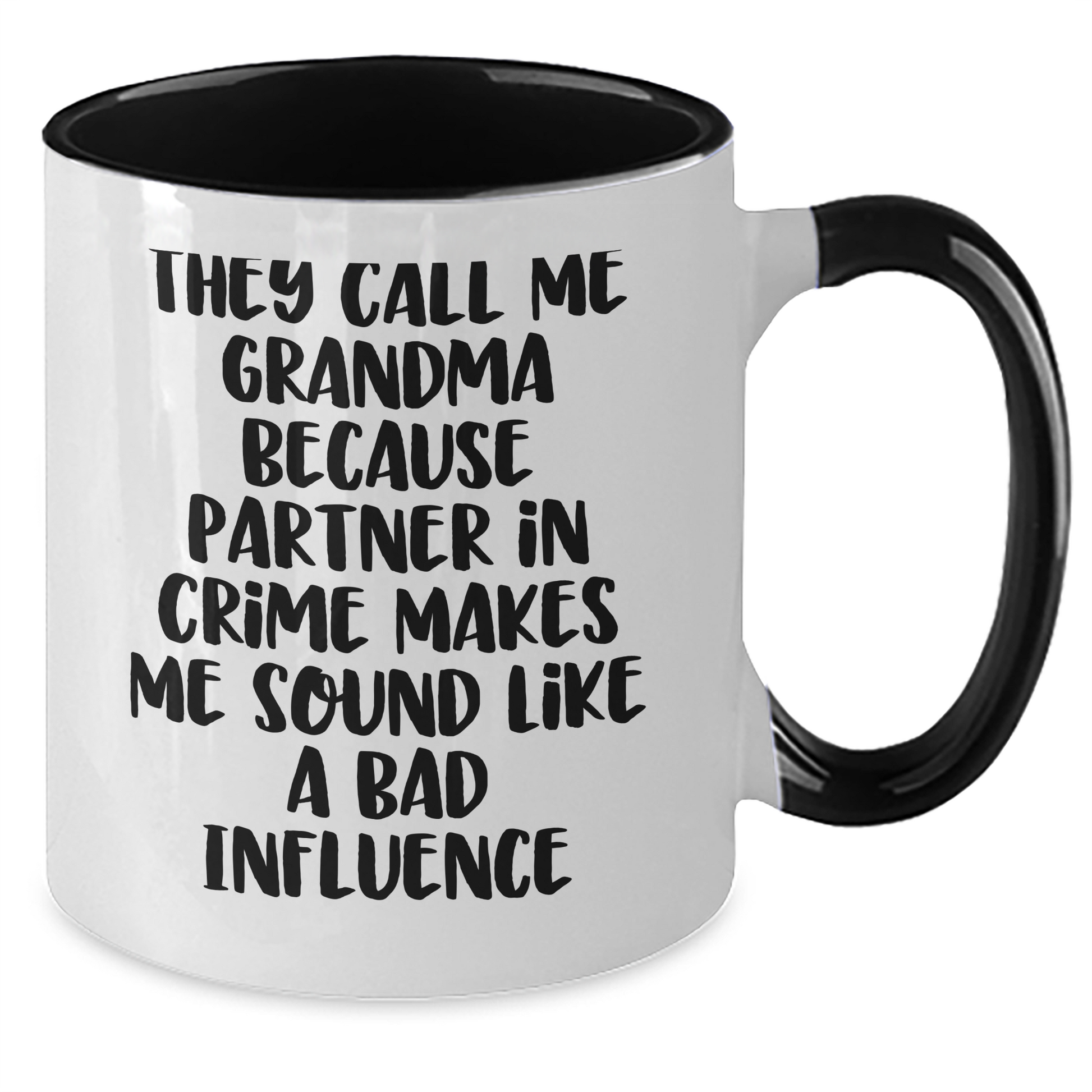 Funny Grandma Gifts from Men to Grandma - Two Tone Coffee Mug with Inspirational Quote, Best Gift for Grandma's Graduation - Additional