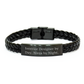 Interior Designer Gifts for Women, Interlaced Leather Bracelet with Quote 'Interior Designer By Day. Ninja By Night.' - Unique Mother's Day Unique Gift from Friends or Family - Image 1