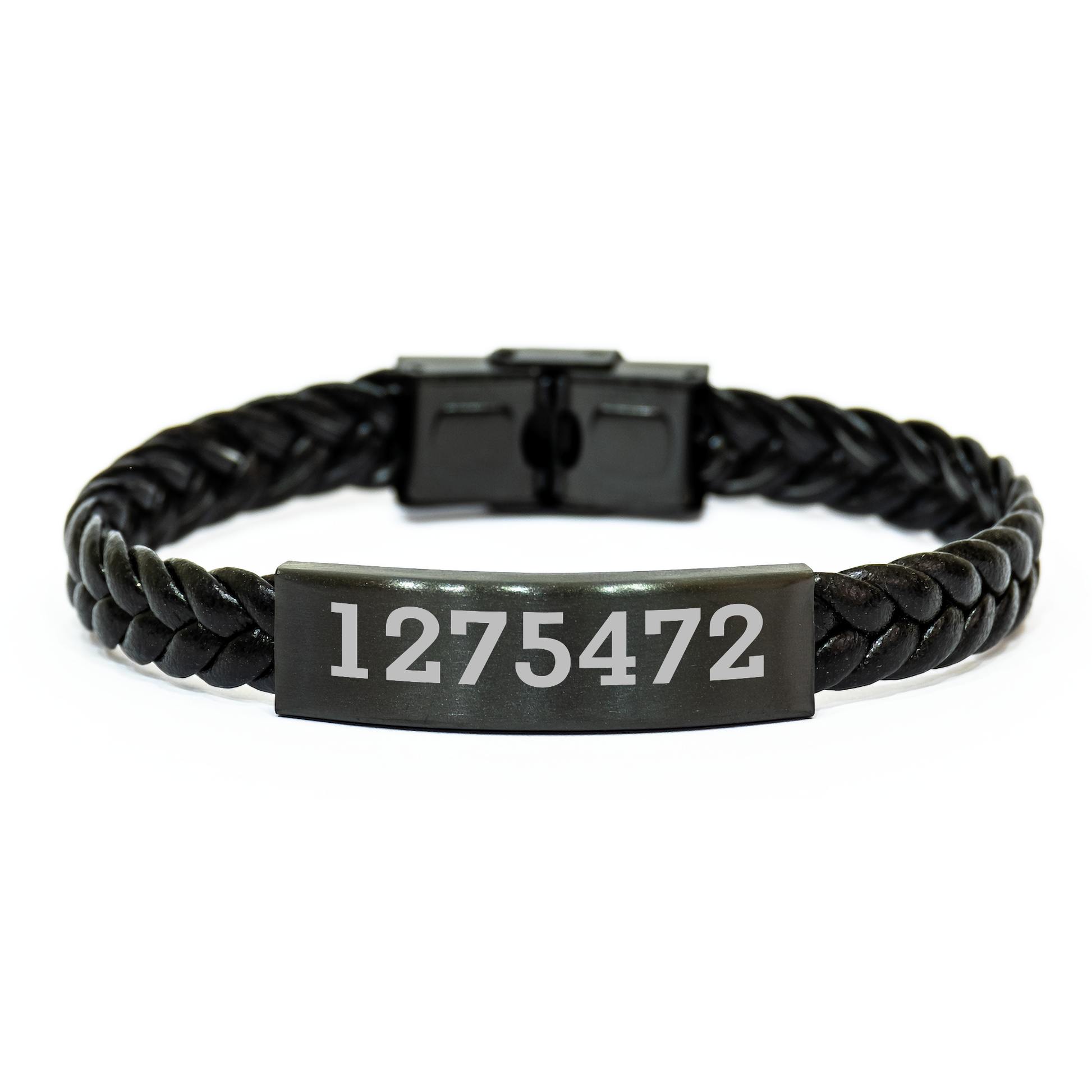 Balinese Cat Lover Gifts, Funny Quote Interlaced Leather Bracelet for Graduation, Gifts from Friends to Family - 'I Love My Balinese Cat. People, Not So Much.' - Image 1