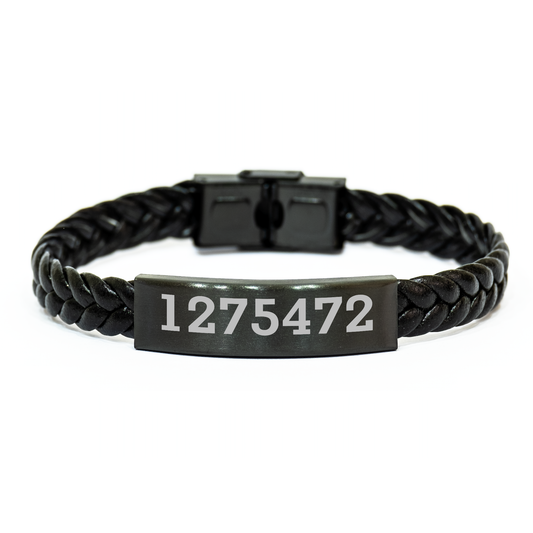 Balinese Cat Lover Gifts, Funny Quote Interlaced Leather Bracelet for Graduation, Gifts from Friends to Family - 'I Love My Balinese Cat. People, Not So Much.' - Image 1