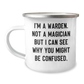 Warden Gifts, Funny Camping Mug, Graduation Unique Gifts from Friends, Warden Enthusiasts - Image 1