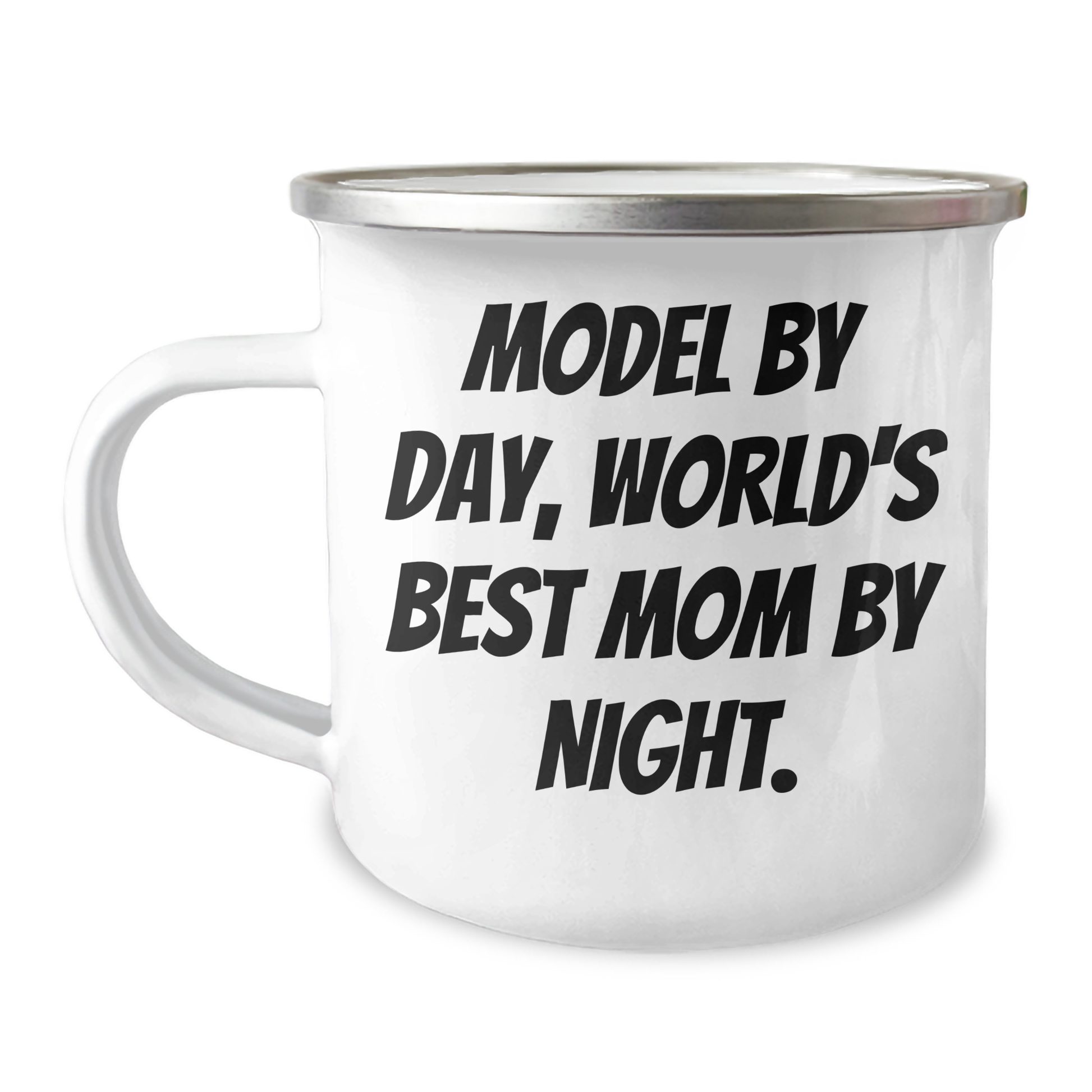 Model Gifts by Day, Camping Mug with Funny Quote for Dad by Night, Unique Father's Day Unique Gifts from Family - Image 1