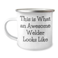 Welder Gifts for Men, Funny Quote, Father's Day Unique Gifts, Camping Mug from Family - Image 1