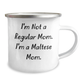 Maltese Dog Mom Camping Mug for Graduation Unique Gifts from Family to Friends - Image 2