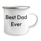 Funny Dad Gifts for Men from Best Dad Ever, Camping Mug for Graduation Unforgettable Moments, 12 oz Stainless Steel with Enamel Finish - Image 2
