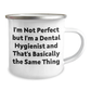 Dental Hygienist Gifts: Funny Quote Camping Mug for Father's Day, Gifts from Men to Dental Hygienist Friends, Gifts for Him, 12 oz Stainless Steel - Image 2