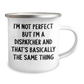 Dispatcher Humor Camping Mug, Funny Mugs for Father's Day Unique Gifts from Men to Friends, Unique Gifts for Dispatchers - Image 2