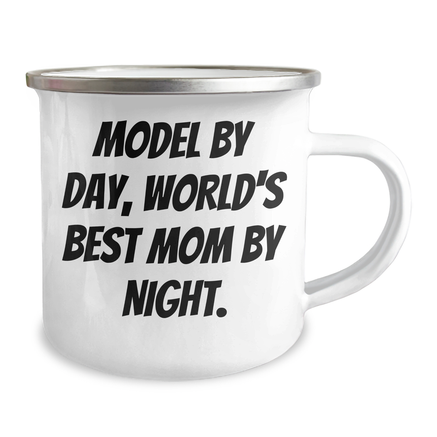 Model Gifts by Day, Camping Mug with Funny Quote for Dad by Night, Unique Father's Day Unique Gifts from Family - Image 2