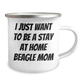 Beagle Dog Mom Gifts from Men for Dad's Stay at Home Fun, I Just Want To Be A Stay At Home Beagle Mom, Camping Mug for Beagle Dog Lovers, Unique Father's Day Unique Gifts - Image 2