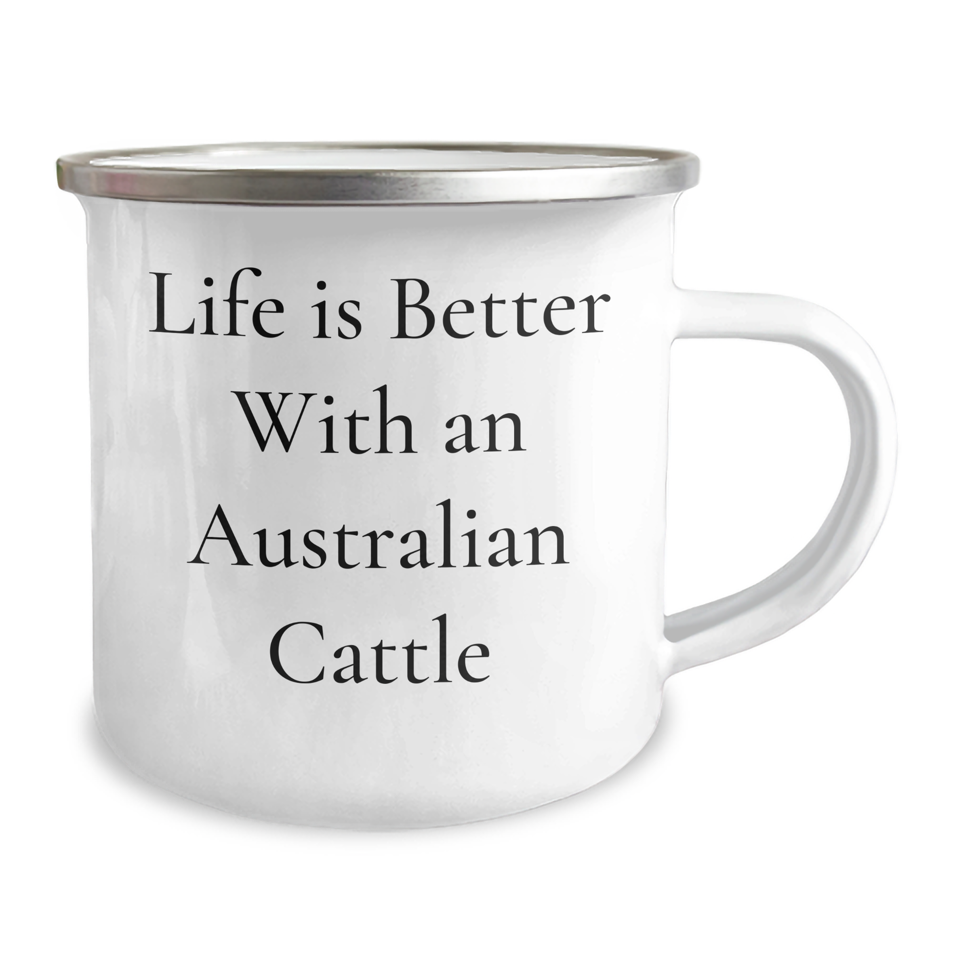 Funny Australian Cattle Dog Gifts for Men Camping Mug with Quote 'Life Is Better With An Australian Cattle' - Gifts from Family - Graduation Unique Gifts - Image 2