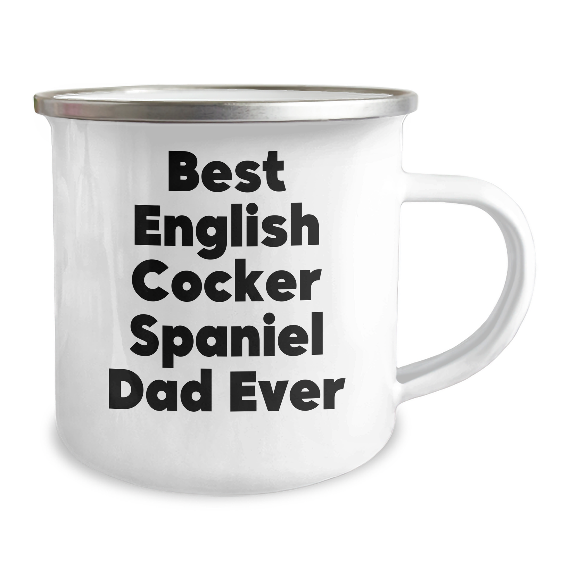 English Cocker Spaniel Dog Dad Funny Camping Mug Gifts from Family for Father's Day - Image 2