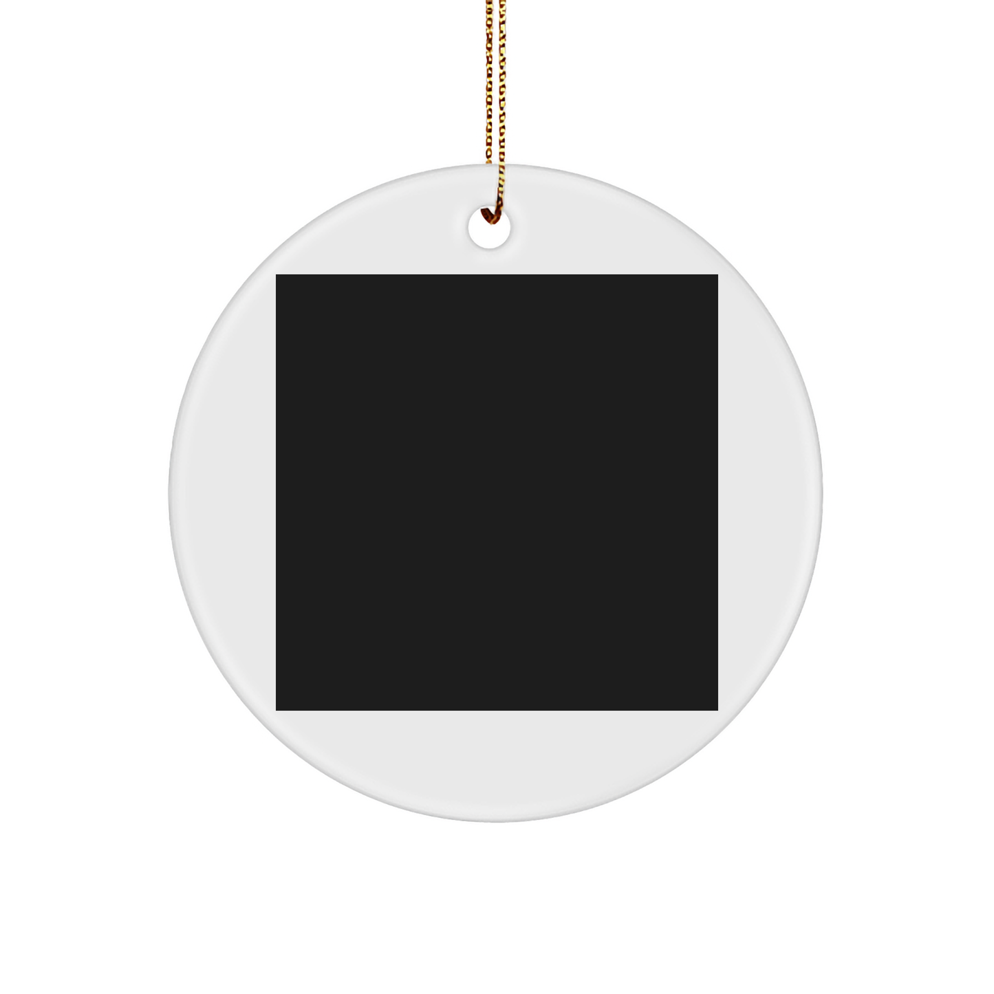Comedian By Day, Ninja By Night Circle Ornament, Funny Gifts from Men to Friends and Family for Christmas - Image 1
