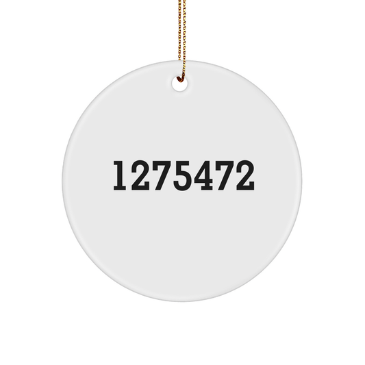 I Love My Balinese Cat Gifts from Family, Circle Ornament for Christmas Unique Gifts, Funny Quote - Image 1