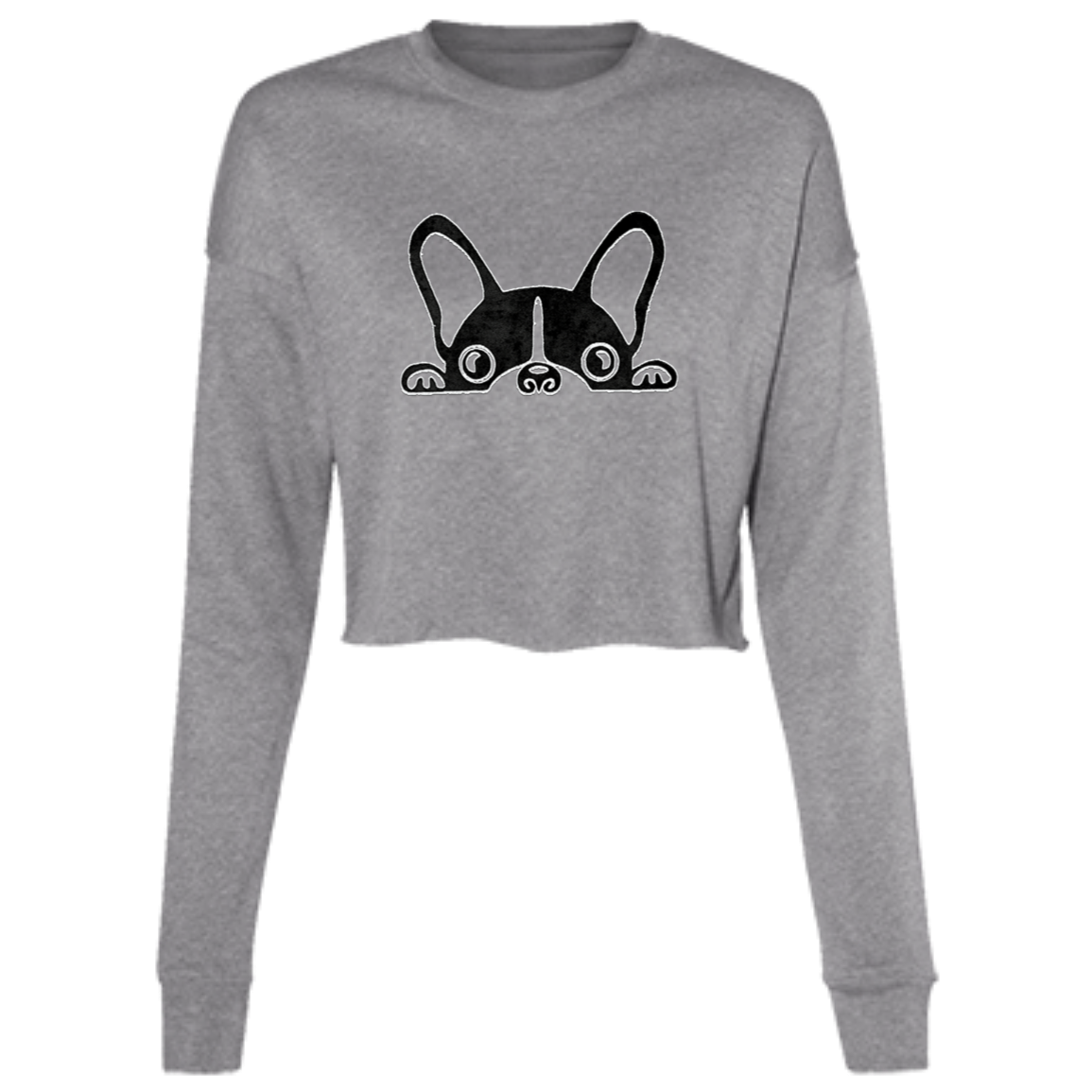 Dog Lover Cropped Fleece Crew