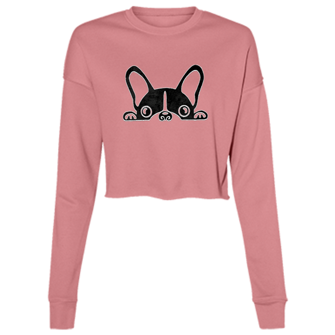 Dog Lover Cropped Fleece Crew