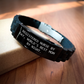 Registered Nurse Gifts, Funny Quote, Glide lock Clasp Black Stainless Steel Silicone Adjustable, Gifts from Family to Registered Nurse By Day, World's Best Mom By Night. - Image 2
