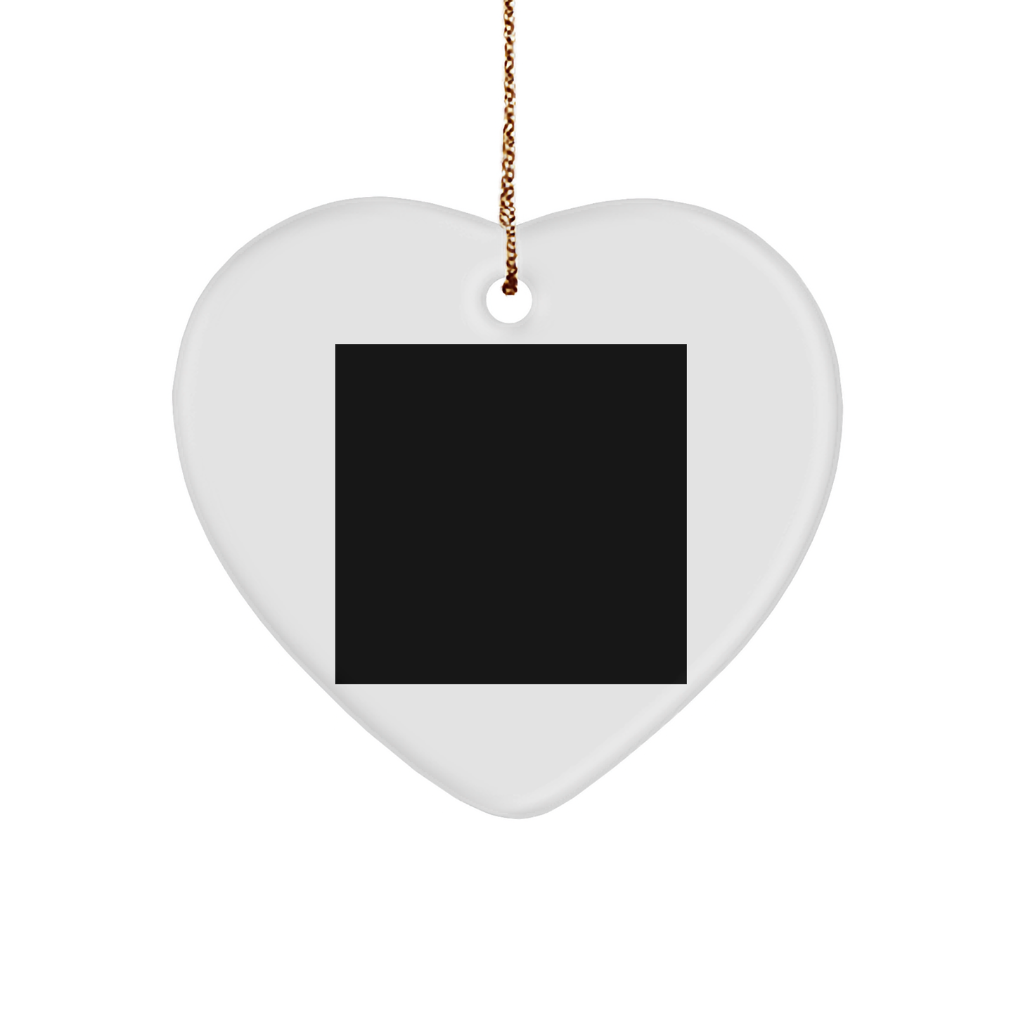 Comedian Gifts from Friends and Family - 'Comedian By Day. Ninja By Night.' Heart Ornament for Christmas - Image 1