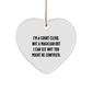 Court Clerk Gifts from Friends - I'm A Court Clerk. Not A Magician But I Can See Why You Might Be Confused. - Heart Ornament for Christmas - Image 1