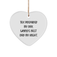Tax Preparer Gifts, Funny Heart Ornament with Quote, Gifts from Dad, for Christmas - Image 1
