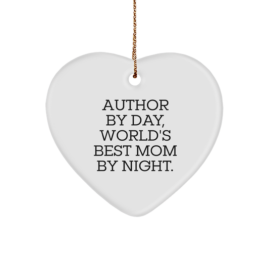 Author By Day, World's Best Mom By Night.'s Heartfelt Gift for Christmas - Author Gifts from Friends for Christmas Unique - Image 1