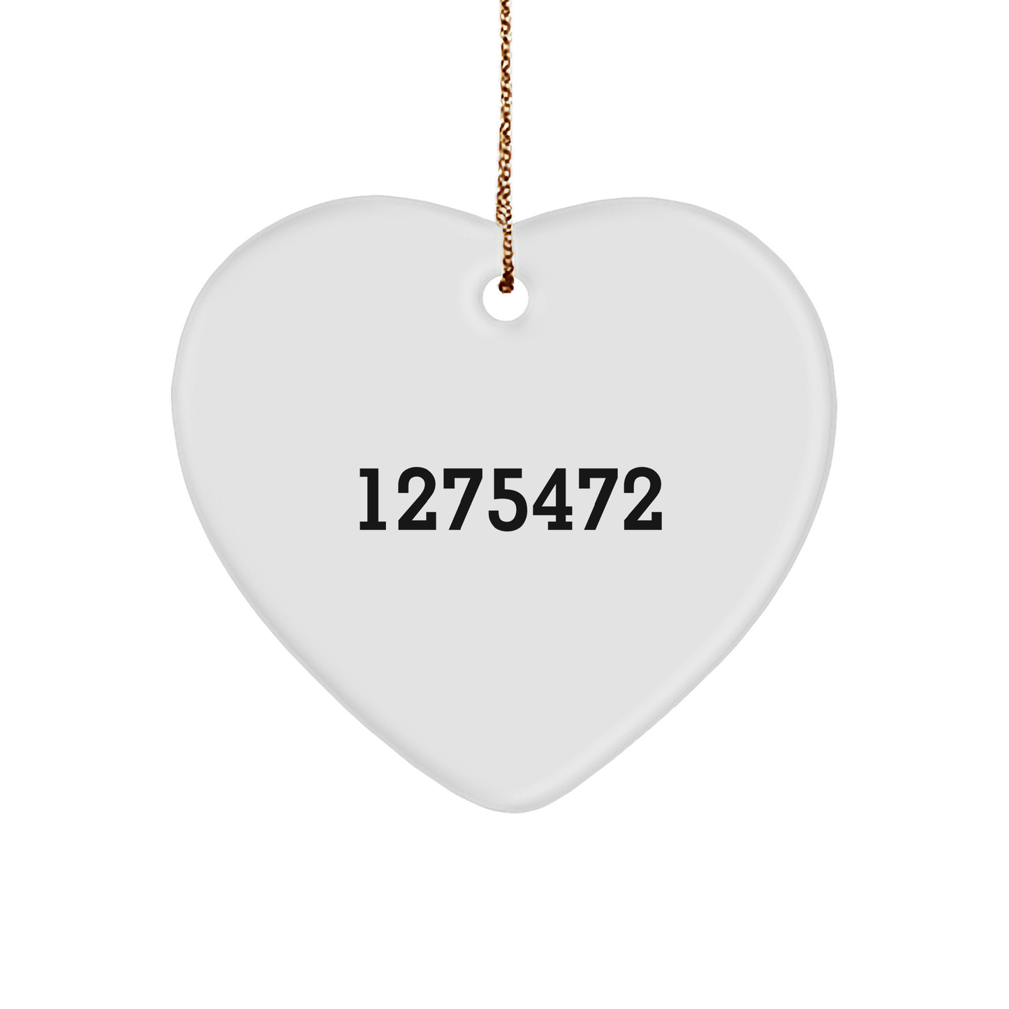 Funny Balinese Cat Lover Gifts from Family - Heart Ornament for Christmas Unique Gifts for Her - Image 1