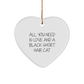 Black Short Hair Cat Lovers Gifts from Friends and Family - All You Need Is Love And A Heart Ornament for Christmas - Image 1