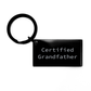 Funny Grandfather Gifts - Keychain for Men, Unique Father's Day Unique Gifts from Family, Engraved Grandfather Quote - Image 1