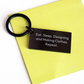 Funny Designing and Making Clothes Keychain Gifts from Men for Father's Day, Eat. Sleep. Designing And Making Clothes. Repeat., Keychain for Designing and Making Clothes Enthusiasts - Image 3