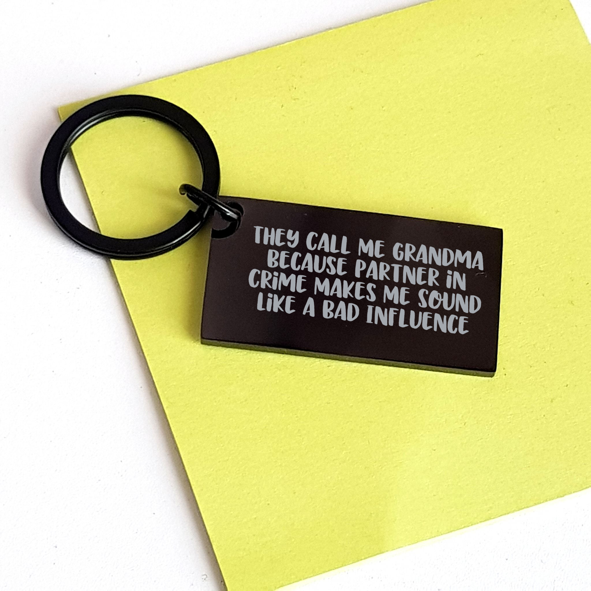 Funny Keychain for Grandma Gifts from Family, Grandmother Keychain with Inspirational Quote, Graduation Unique Gifts, Keychain for Mom, Grandma, Friend - Image 3