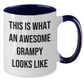 Funny Grampy Two Tone Coffee Mug Gifts from Men to Grampy, Awesome Grampy Looks Like, Graduation Unique Gifts - Additional