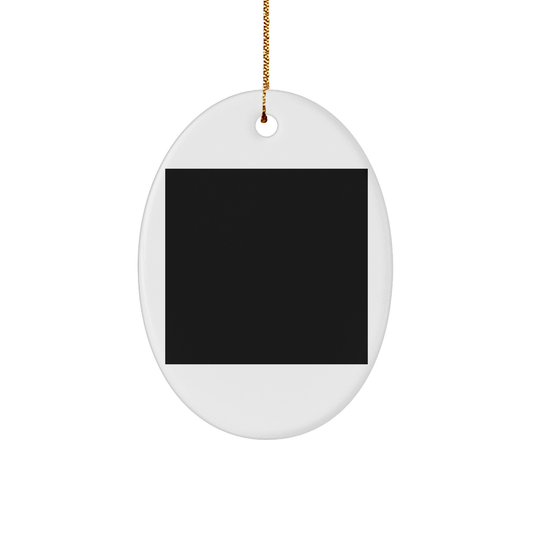 Comedian Gifts from Friends - Comedian By Day. Ninja By Night. Oval Ornament, Christmas Unique Gifts for Comedian, Men, Women, Family - Image 1