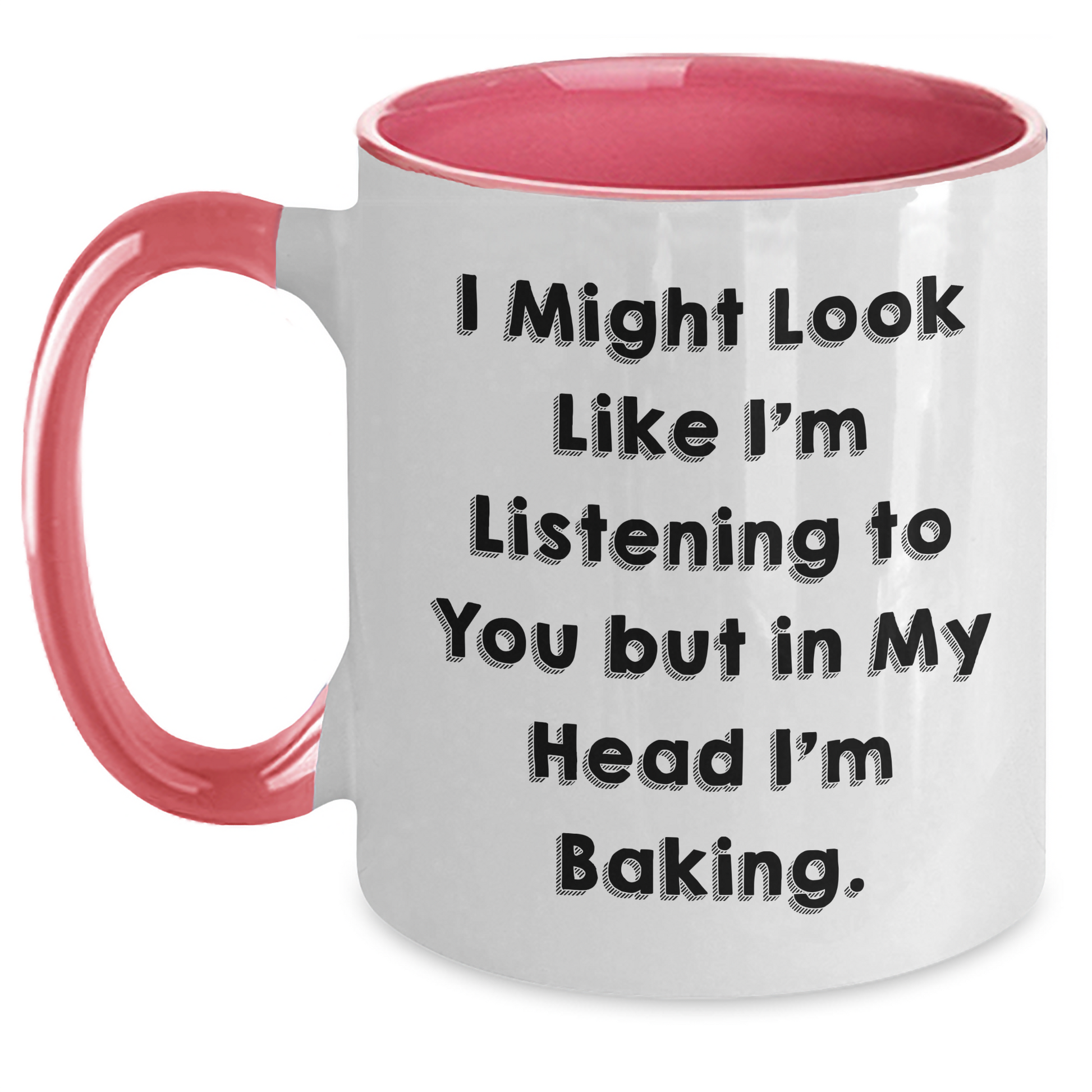Funny Baking Quotes Two Tone Coffee Mugs Gifts from Friends for Baking Men on Father's Day, Unique Coffee Mug for Baking Enthusiasts, Best Gifts for Baking Lovers from Family and Friends - Main