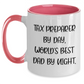 Tax Preparer By Day, Funny Dad By Night - Unique Two Tone Coffee Mug Gifts for Father's Day - Main